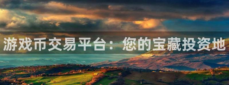 赢咖娱乐官方注册登录：游戏币交易平台：您的宝藏投资地