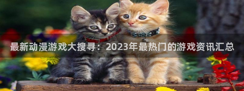 赢咖娱乐主管：最新动漫游戏大搜寻：2023年最热门的游戏资讯