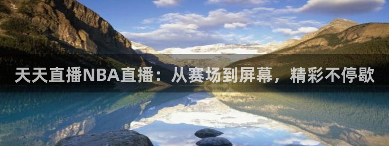 so米足球直播吧：天天直播NBA直播：从赛场到屏幕，精彩不停歇